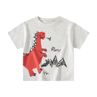 Load image into Gallery viewer, Baby Kid Boys Dinosaur Cartoon Print Tops Wholesale 240409182
