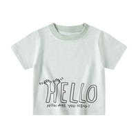 Load image into Gallery viewer, Baby Kid Boys Striped Letters Tops Wholesale 240409186
