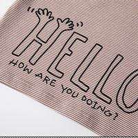 Load image into Gallery viewer, Baby Kid Boys Striped Letters Tops Wholesale 240409186
