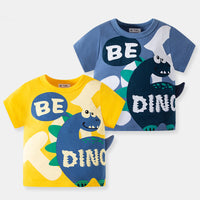 Load image into Gallery viewer, Baby Kid Boys Letters Dinosaur Tops Wholesale 24040920

