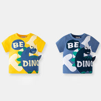 Load image into Gallery viewer, Baby Kid Boys Letters Dinosaur Tops Wholesale 24040920
