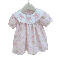 Load image into Gallery viewer, Baby Kid Girls Cartoon Bow Dresses Wholesale 240409201
