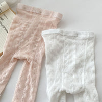 Load image into Gallery viewer, Baby Girls Solid Color Bow Leggings Wholesale 240409212
