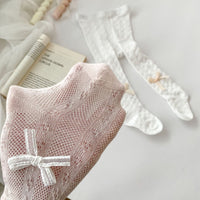 Load image into Gallery viewer, Baby Girls Solid Color Bow Leggings Wholesale 240409212
