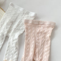 Load image into Gallery viewer, Baby Girls Solid Color Bow Leggings Wholesale 240409212
