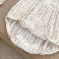 Load image into Gallery viewer, Baby Girls Flower Print Rompers Wholesale 240409215
