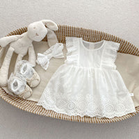 Load image into Gallery viewer, Baby Kid Girls Solid Color Rompers Wholesale 240409226
