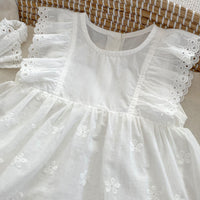 Load image into Gallery viewer, Baby Kid Girls Solid Color Rompers Wholesale 240409226
