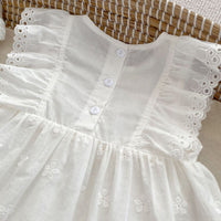 Load image into Gallery viewer, Baby Kid Girls Solid Color Rompers Wholesale 240409226
