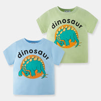 Load image into Gallery viewer, Baby Kid Boys Letters Dinosaur Tops Wholesale 24040923
