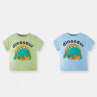 Load image into Gallery viewer, Baby Kid Boys Letters Dinosaur Tops Wholesale 24040923
