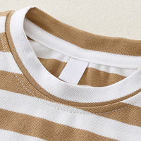 Load image into Gallery viewer, 2 Pieces Set Baby Kid Girls Striped Tops And Letters Rompers Wholesale 240409230
