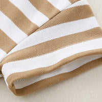 Load image into Gallery viewer, 2 Pieces Set Baby Kid Girls Striped Tops And Letters Rompers Wholesale 240409230
