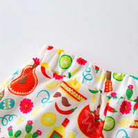 Load image into Gallery viewer, 2 Pieces Set Baby Girls Boys Letters Rompers And Cartoon Shorts Wholesale 240409233
