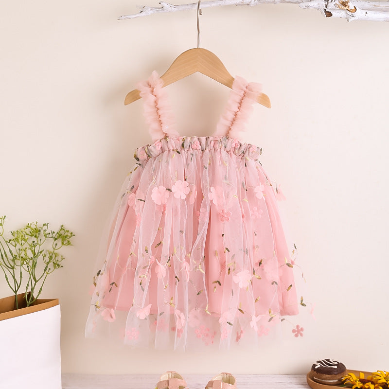 Baby Kid Girls Flower Dresses Wholesale 240409235