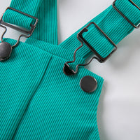 Load image into Gallery viewer, 2 Pieces Set Baby Kid Girls Flower Tops And Solid Color Dresses Wholesale 240409239
