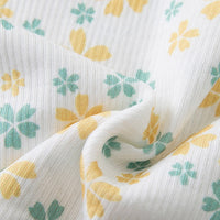 Load image into Gallery viewer, 2 Pieces Set Baby Kid Girls Flower Tops And Solid Color Dresses Wholesale 240409239
