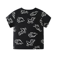 Load image into Gallery viewer, Baby Kid Boys Letters Dinosaur Print Tops Wholesale 24040924
