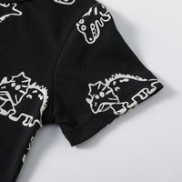 Load image into Gallery viewer, Baby Kid Boys Letters Dinosaur Print Tops Wholesale 24040924

