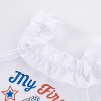 Load image into Gallery viewer, 2 Pieces Set Baby Kid Girls Letters Unicorn Tank Tops And Color-blocking Skirts Wholesale 240409244
