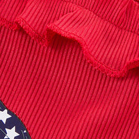 Load image into Gallery viewer, 2 Pieces Set Baby Girls Independence Day Letters Tank Tops And Star Skirts Wholesale 240409246
