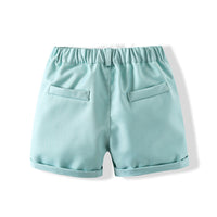 Load image into Gallery viewer, 2 Pieces Set Baby Kid Boys Solid Color Shirts And Shorts Wholesale 240409257
