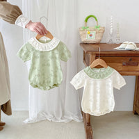 Load image into Gallery viewer, Baby Kid Girls Solid Color Rompers Wholesale 240409259
