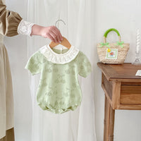 Load image into Gallery viewer, Baby Kid Girls Solid Color Rompers Wholesale 240409259
