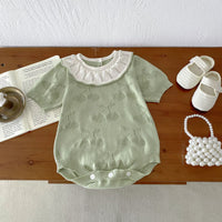 Load image into Gallery viewer, Baby Kid Girls Solid Color Rompers Wholesale 240409259
