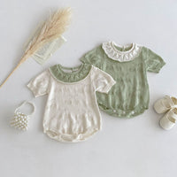Load image into Gallery viewer, Baby Kid Girls Solid Color Rompers Wholesale 240409259
