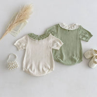 Load image into Gallery viewer, Baby Kid Girls Solid Color Rompers Wholesale 240409259
