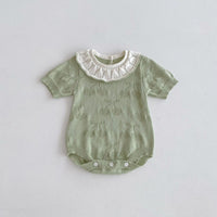 Load image into Gallery viewer, Baby Kid Girls Solid Color Rompers Wholesale 240409259
