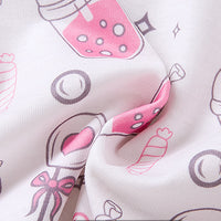 Load image into Gallery viewer, 2 Pieces Set Baby Girls Cartoon Print Rompers And Solid Color Skirts Wholesale 240409264
