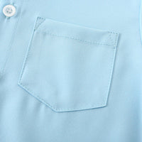 Load image into Gallery viewer, 2 Pieces Set Baby Kid Boys Solid Color Shirts And Shorts Wholesale 240409266
