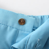 Load image into Gallery viewer, 2 Pieces Set Baby Kid Boys Solid Color Shirts And Shorts Wholesale 240409266
