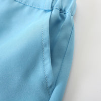 Load image into Gallery viewer, 2 Pieces Set Baby Kid Boys Solid Color Shirts And Shorts Wholesale 240409266
