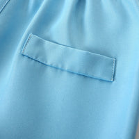 Load image into Gallery viewer, 2 Pieces Set Baby Kid Boys Solid Color Shirts And Shorts Wholesale 240409266
