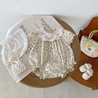 Load image into Gallery viewer, Baby Girls Flower Rompers Wholesale 240409267
