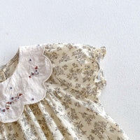 Load image into Gallery viewer, Baby Girls Flower Rompers Wholesale 240409267
