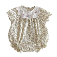 Load image into Gallery viewer, Baby Girls Flower Rompers Wholesale 240409267

