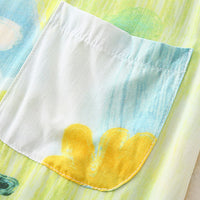 Load image into Gallery viewer, Baby Girls Color-blocking Flower Rompers Wholesale 240409268
