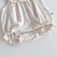 Load image into Gallery viewer, Baby Girls Solid Color Rompers Wholesale 240409269
