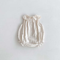 Load image into Gallery viewer, Baby Girls Solid Color Rompers Wholesale 240409269
