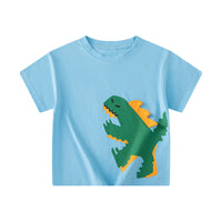 Load image into Gallery viewer, Baby Kid Boys Dinosaur Cartoon Print Tops Wholesale 240409271
