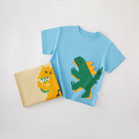 Load image into Gallery viewer, Baby Kid Boys Dinosaur Cartoon Print Tops Wholesale 240409271
