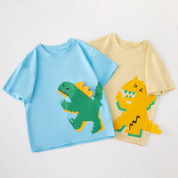 Load image into Gallery viewer, Baby Kid Boys Dinosaur Cartoon Print Tops Wholesale 240409271

