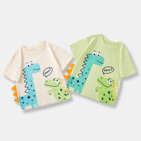 Load image into Gallery viewer, Baby Kid Boys Dinosaur Print Tops Wholesale 240409274
