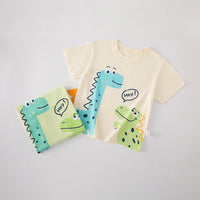 Load image into Gallery viewer, Baby Kid Boys Dinosaur Print Tops Wholesale 240409274
