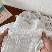 Load image into Gallery viewer, Baby Girls Solid Color Flower Rompers Wholesale 240409275
