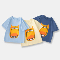 Load image into Gallery viewer, Baby Kid Boys Cartoon Print Tops Wholesale 240409277
